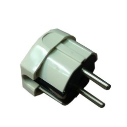 Clavija Bipolar 10/16A 250V Lateral