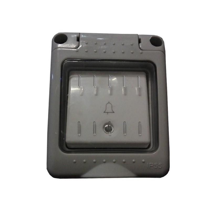 Pulsador Led IP55 con Tapa