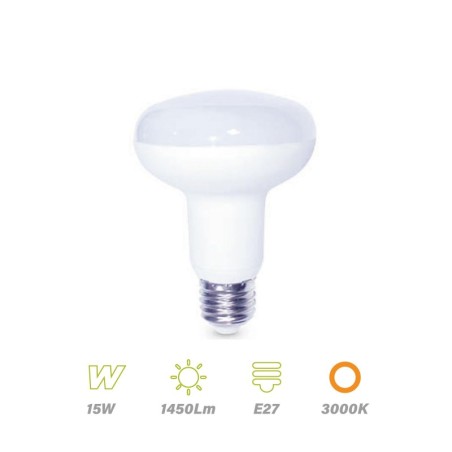 Bombilla R90 LED 15w E27 3000K