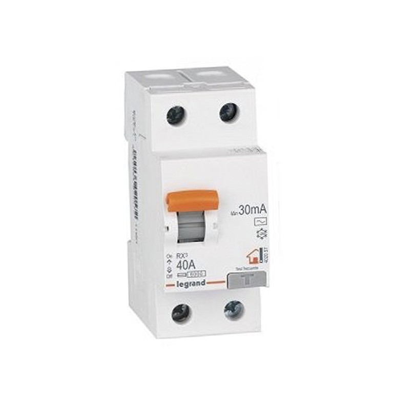 Interruptor diferencial Legrand RX3 2 Polos 40A 30mA AC