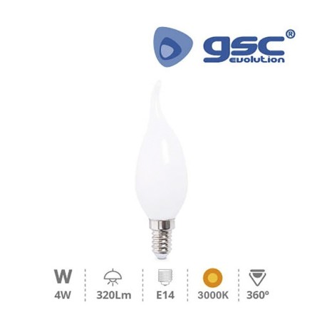 Vela Led CRISTAL Fantasia 4w E14 3000K