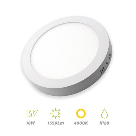 Plafon Led LUNA blanco