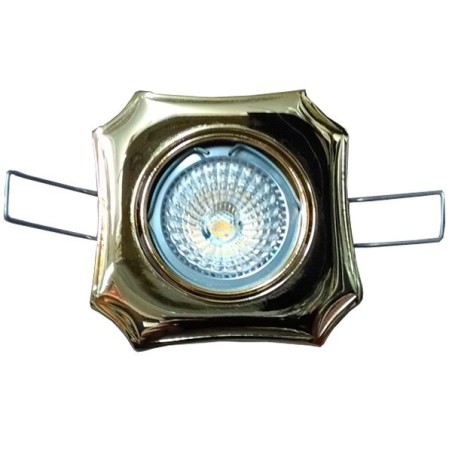 Aro Zamak Cuadrado Oro