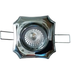 Aro Zamak Cuadrado Satin Cromo