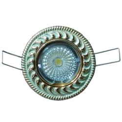 Aro Basculante Zamak Cenefa Oro-Verde