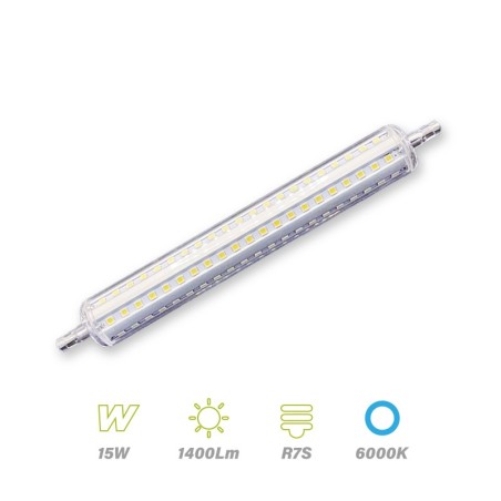 Bombilla LED R7S 189mm 15w 6000K