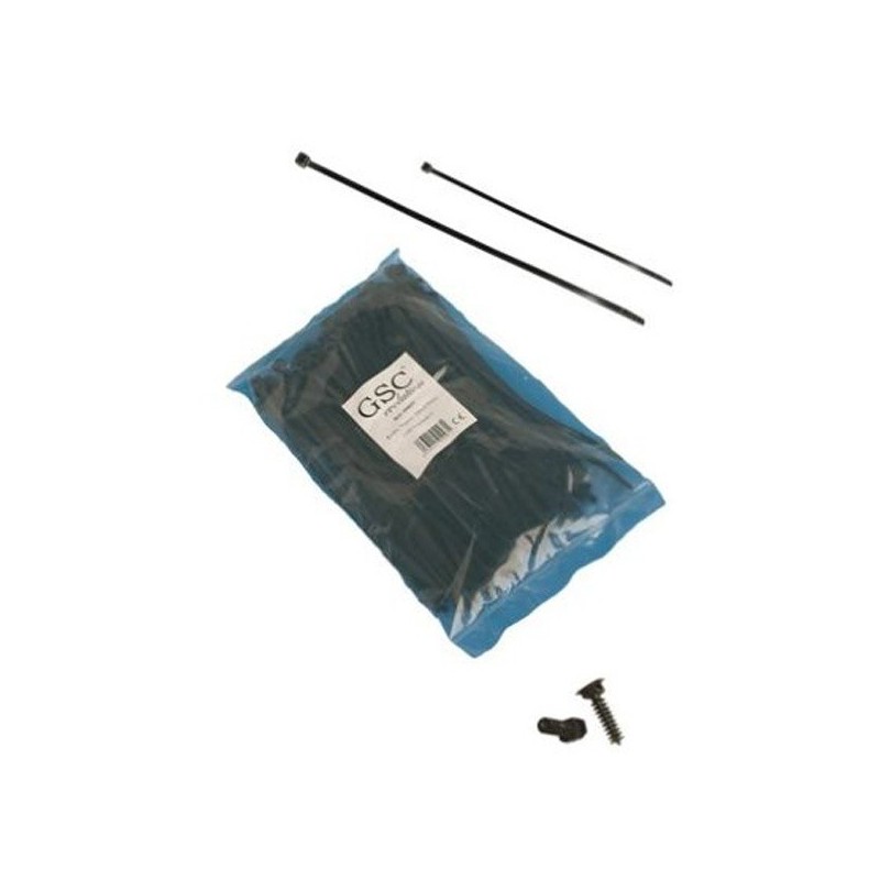 Pack Bridas 170x3.5mm 100 ud. Negras