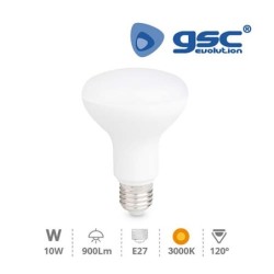 Bombilla Reflectora R80 LED 10w 3000K