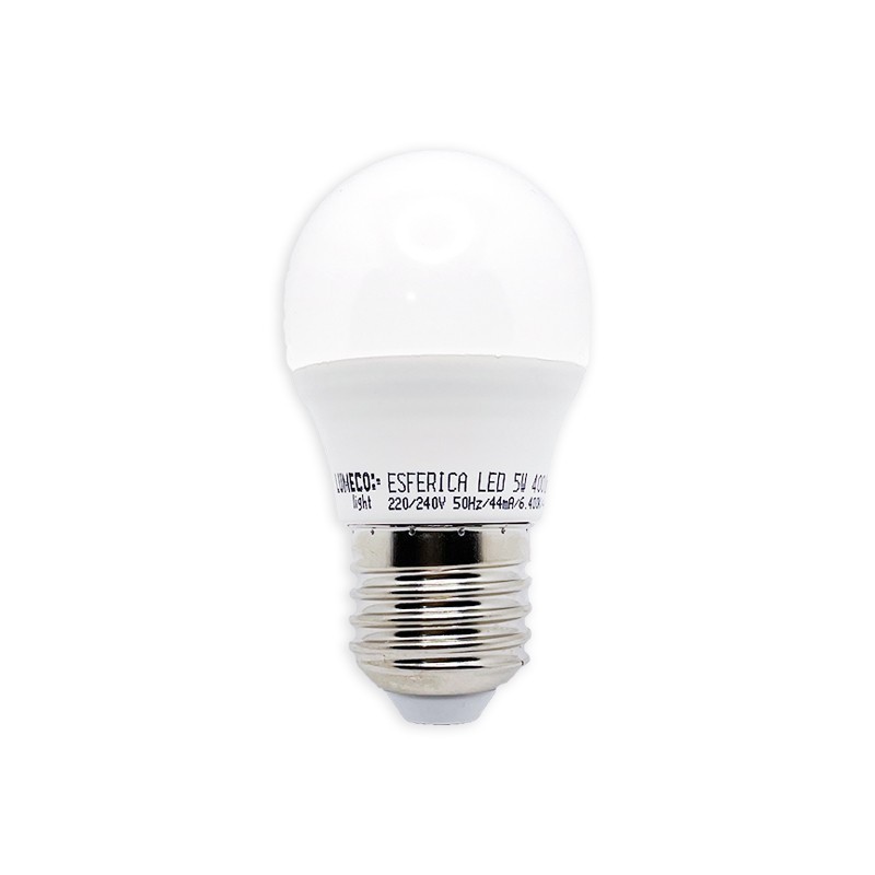 Esferica Led E27 5w Luz Fría