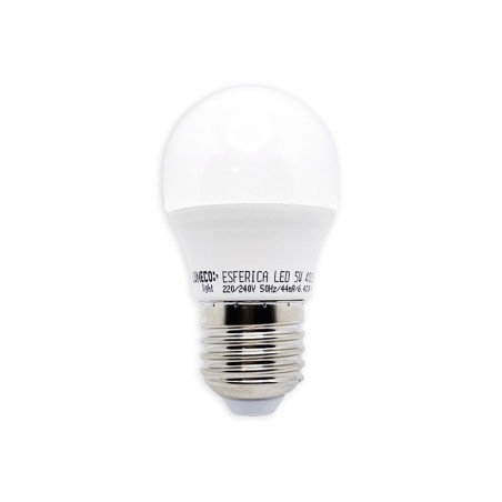 Esferica Led E27 5w Luz Fría