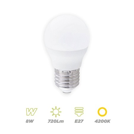 Bombilla-Led-esferica-8w-E27-4200K-GSC-200690004