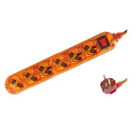 Base 6 Tomas 1'5 Mts. con Interruptor