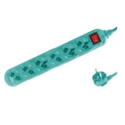 Base 6 Tomas 1'5 Mts. con Interruptor 2