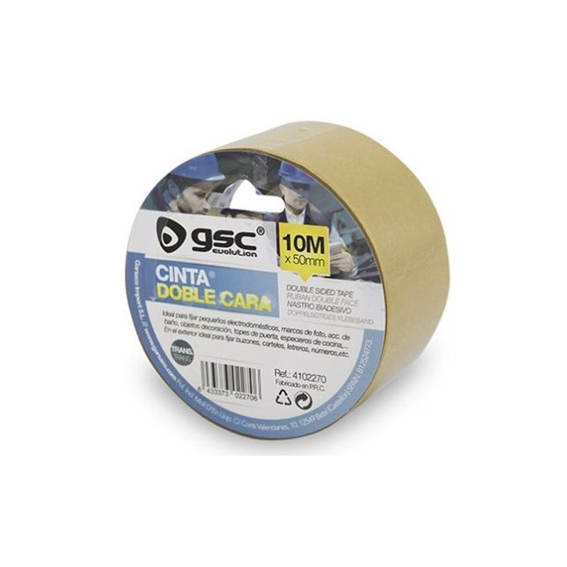 Cinta Doble Cara 10Mts.x50mm
