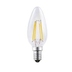 Vela Led Filamento 4w E14 LUZ CÁLIDA