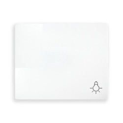 Tecla Pulsador LUZ Blanca BJC Iris