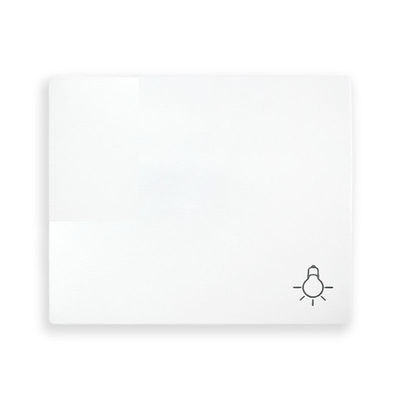 Tecla Pulsador LUZ Blanca BJC Iris