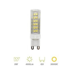 Bombilla G9 Led 5w 500lm LUZ CÁLIDA