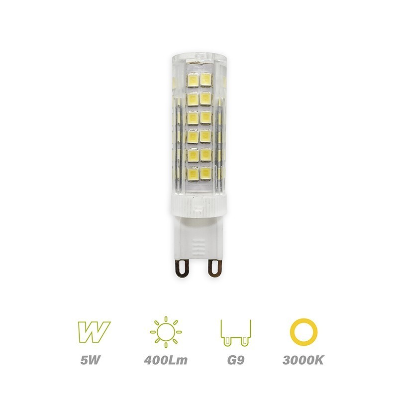 Bombilla G9 Led 5w 500lm LUZ CÁLIDA