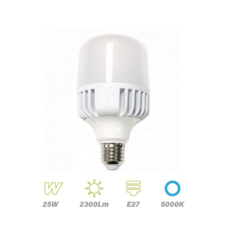 BOMB. T-BULB 25-30-40w 5000ºK E27