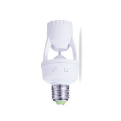 Portalámparas c/Sensor Movimiento E27 2