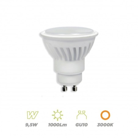 Bombilla LED GU10 9,5w 3000K