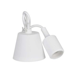 Colgante Silicona Blanco E27