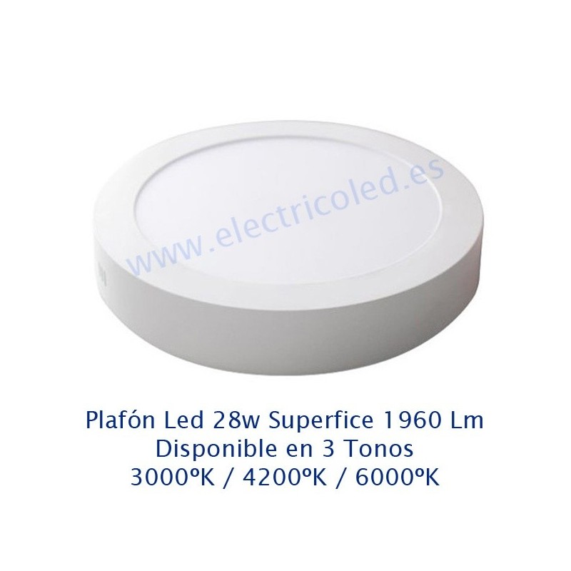 Downlight LED Superficie 28w