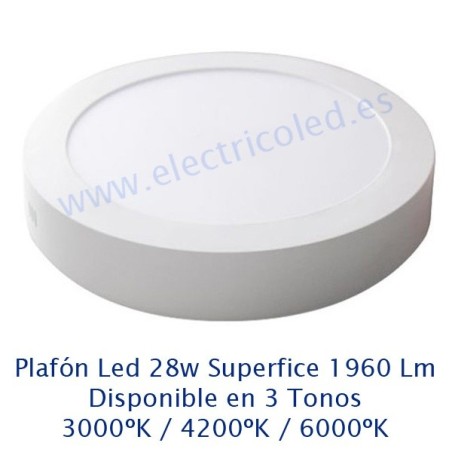 Downlight LED Superficie 28w