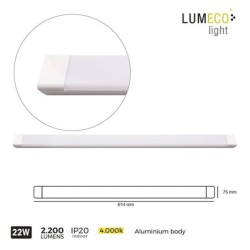 Reg. Electrónica LED 60cm 18W 6500K 2