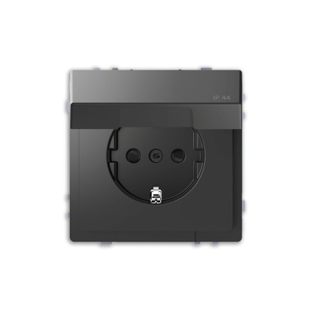 Tecla Schuko IP44 completo con tapa D-Life