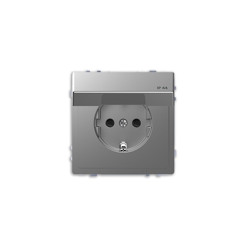 Tecla Schuko IP44 completo con tapa D-Life