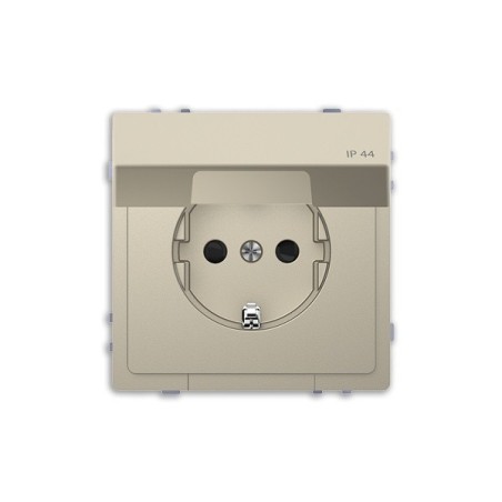 Tecla Schuko IP44 completo con tapa D-Life