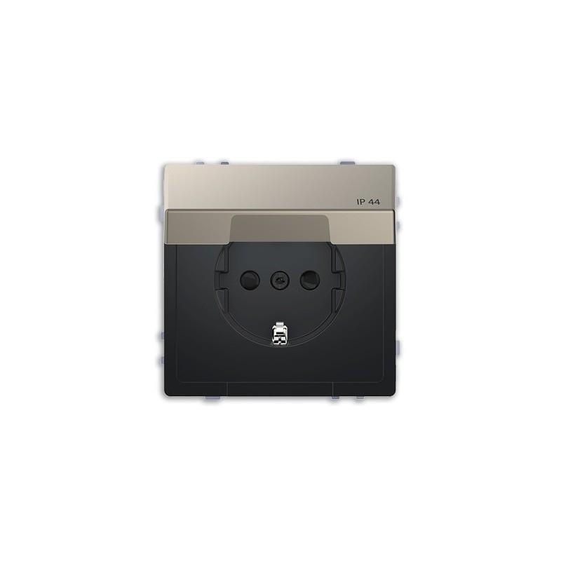 Tecla Schuko IP44 completo con tapa D-Life
