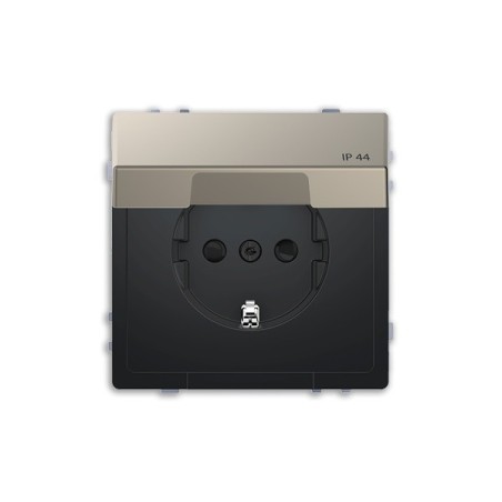Tecla Schuko IP44 completo con tapa D-Life