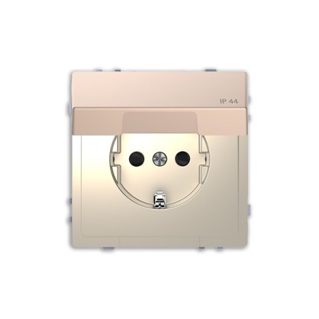 Tecla Schuko IP44 completo con tapa D-Life