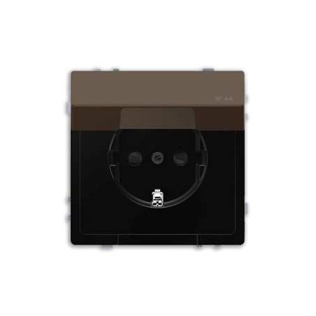 Tecla Schuko IP44 completo con tapa D-Life
