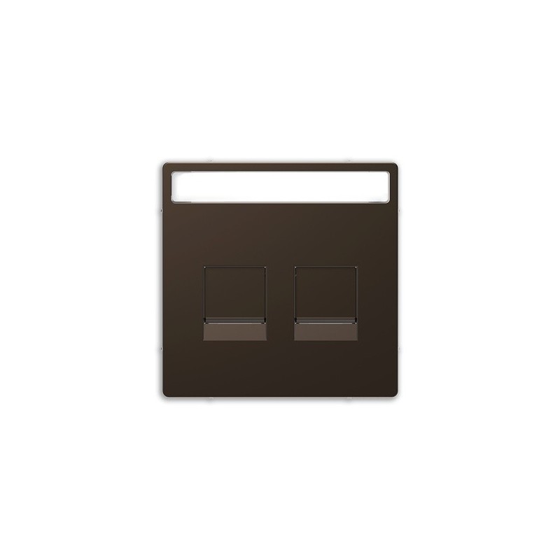 Tapa RJ45 doble Keystone D-Life Schneider MTN4564-6052 MOCA