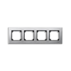 Marco Metal ACERO 4 elementos Schneider Elegance