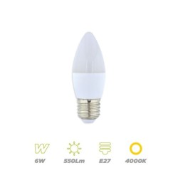 Vela LED 6W E27 neutra