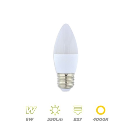 Vela LED 6W E27 neutra