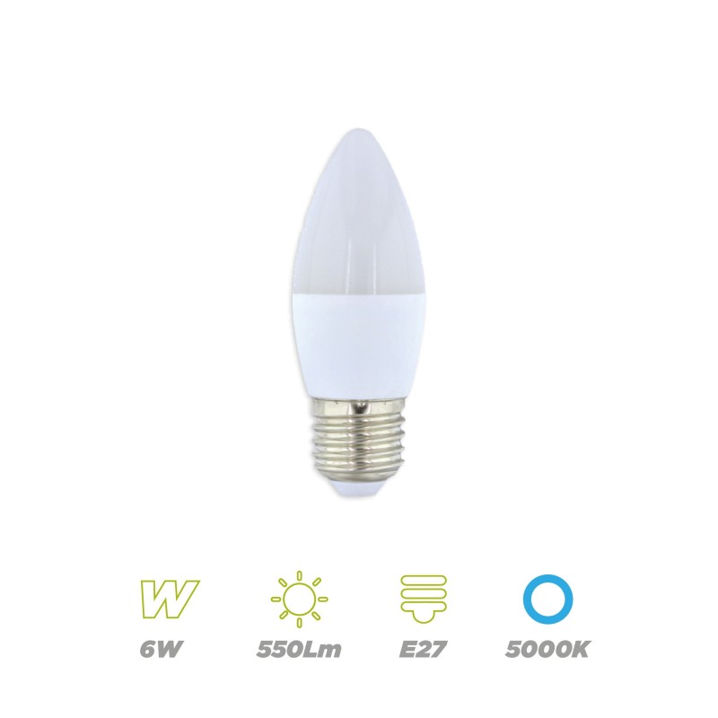 Vela LED 6W E27 fria