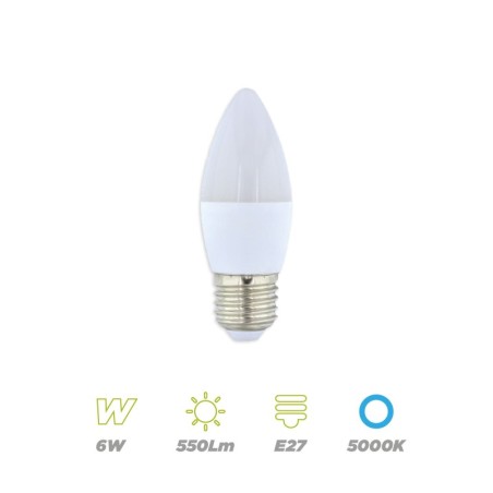 Vela LED 6W E27 fria
