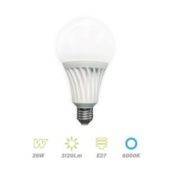 Lámpara Led E27 26w Luz Fría
