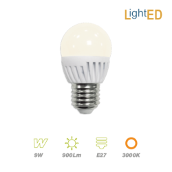 Esférica Led 9w 900lm Luz Cálida LightED 62434