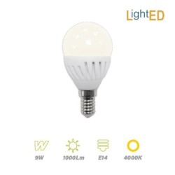 Bombilla E14 Cerámica de Led 9w 1000lm 4000K