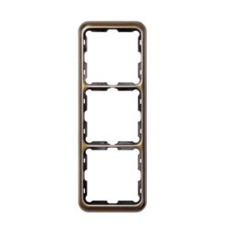 simon 75630-36 marco 3 elementos bronce