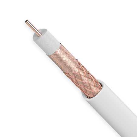 Cable Coaxial por mts Cu/Cu+Al