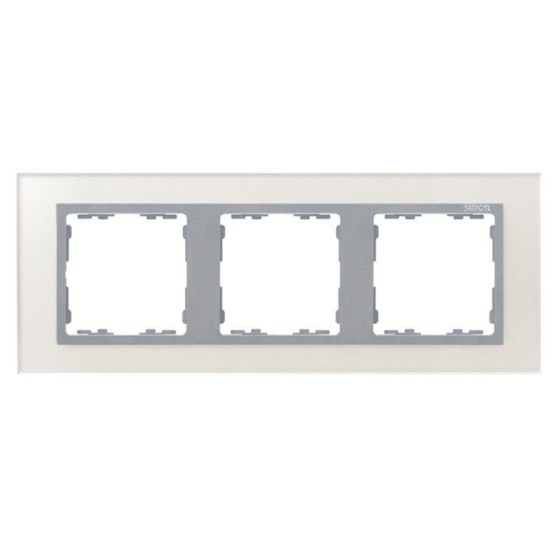 simon-82937-62-marco-3-elementos-simon-82-nature-cristal-plata-zocalo-aluminio-electricoled