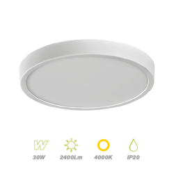 Plafón Led Superficie 30w 4000K